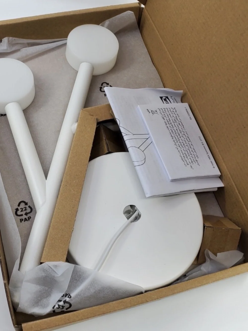 New IKEA Table Lamp STRÅLA Preutz 405.628.47 LED Lamp 10 5/8